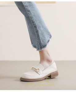 ローファー | レディース ビットカジュアルシューズ 痛くない 歩きやすい グランドトゥ 春 送料無料　夏 秋 学生靴 フォーマル コンフォート 冬 学校