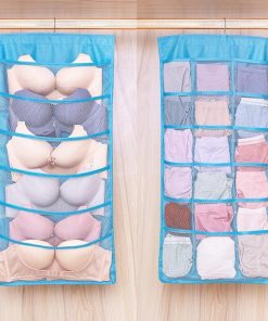 その他小物 | 下着収納 省スペース ウォールポケット 大容量 両面収納バッグ 壁掛け収納袋 メッシュ 小物収納ポケット 吊り下げ収納