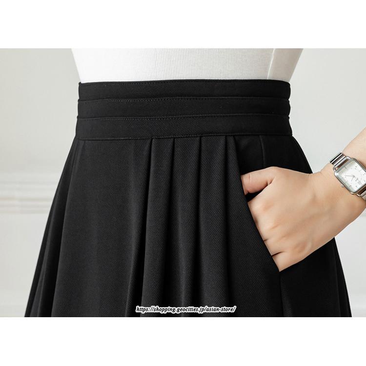 スカート | フレア ロングレディース 40代 きれいめ おしゃれ 着痩せ 秋 冬 ボトムス ロング 30代 20代 50代 暖か Aラインラシャ