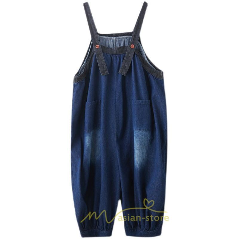 オーバーオール サロペット | オールインワン レディース ロング丈 サロペット スウェット ルームウェア パンツ デニム リラックス 大きいサイズ 旅行 ゆったり 韓国ファッション