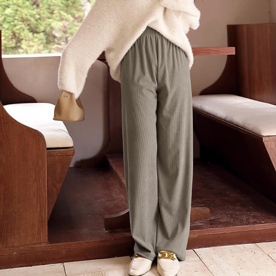 ワイドパンツ | セミハイウエスト 美脚