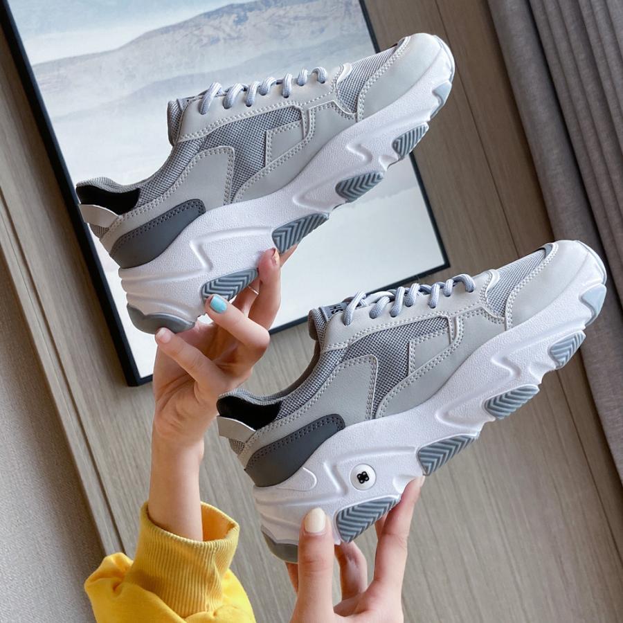 ショートブーツ | ダッドシューズ スニーカー レディース 歩きやすい ローカット 厚底スニーカー スポーツ カジュアル