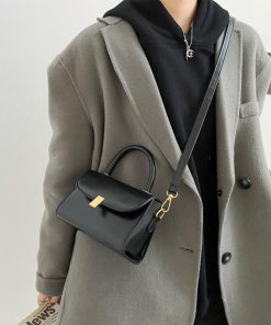 ショルダーバッグ | レトロショルダーバッグPUレザー2way