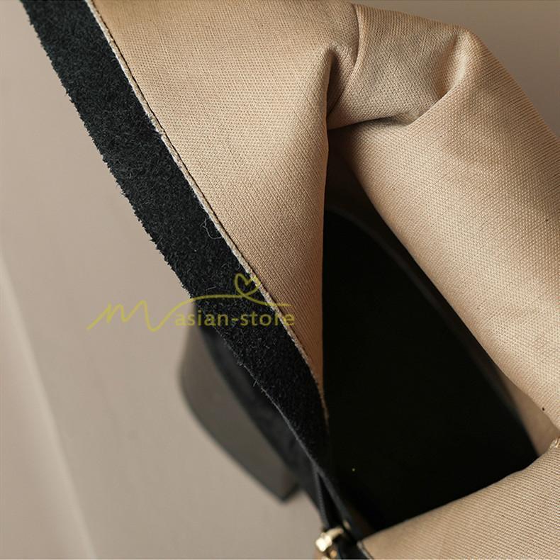 ロングブーツ | レディース ブーツ 秋冬 シューズ 靴 太ヒール チャンキーヒール 合皮ブーツ PUブーツ ロング靴 コスプレ COS くつ 大人 サイドファスナー