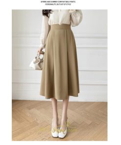 スカート | フレアレディース 秋 冬 秋冬 ミモレ丈 ロング丈 きれいめ 30代 40代 50代 着やせ 上品 脚長効果 Aライン 知的 通勤OL オシャレ