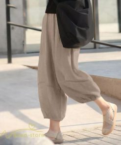 ワイドパンツ | パンツ 無地 レディース 着痩せ かわいい 9分丈 カジュアルパンツ テーパードパンツ ガウチョパンツ 40代 30代 体型カバー 20代 お出かけ