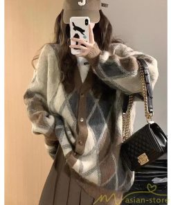 カーディガン | ニットレディース 2022秋冬 羽織り ニット アウター セーター フロントボタン 長袖 通学通勤 秋ニット 大人 トップス 20代50代