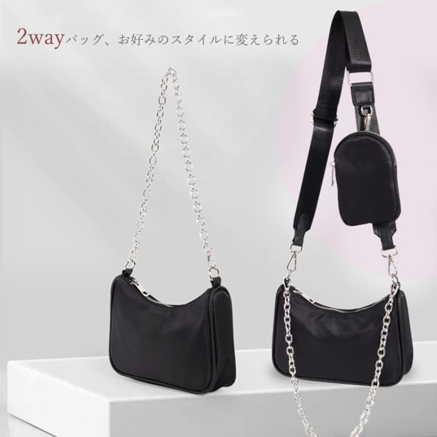 ショルダーバッグ | 小さめ レディース 斜め掛け ウエストバッグ ポシェット 小銭入れ 可愛い チェーンバッグ 手提げバッグ