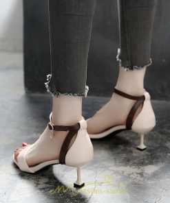 パンプス | ハイヒール オープントゥ レディース 夏 サンダル ストラップ ヒール5cm7cm8.5cm ピンヒール お出かけ 旅行 リゾート 歩きやすい 痛くない 20cm-26.5cm