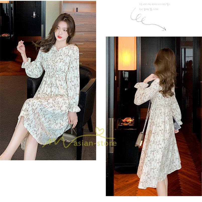 ミディアム | ワンピース レディース 長袖 膝丈ワンピー 春秋 きれいめワンピース オフィス ハイウエスト 春夏新作 通勤通学 カジュアル お出かけ 20代30代40代 エレガント