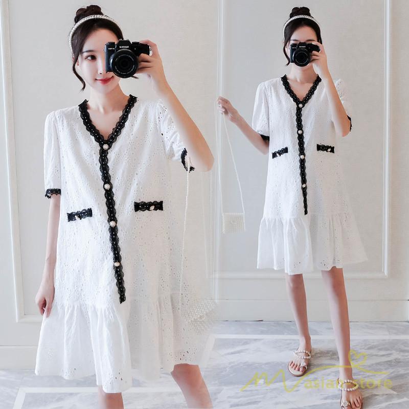 ワンピース | マタニティ 半袖 ママ服 妊娠服 産前 産後 マタニティ服 マタニティウェア 夏コーデ マタニティワンピ 通勤着 マタニティ アウトドア