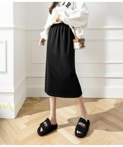 スカート | レディース 無地 カジュアル ひざ下丈 きれいめ 秋冬コーデ エレガント 通勤 通学 20代 Aライン40代 30代 ウエストゴム 50代 ゆったり