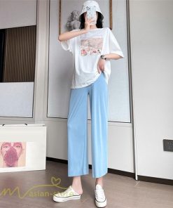 パンツ レギンス | マタニティ ワイドパンツ ガウチョパンツ 着痩せ 無地 着痩せ ゆったり マタニティパンツ パンツ マタニティウェア 日常 夏新作 おしゃれ サマー サマーパンツ