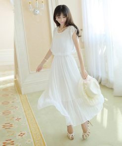 マキシ | プリーツワンピース 半袖ワンピース 夏物 無地 フレアワンピース 可愛い お呼ばれワンピース パーティー ミモレ丈 20代30代40代 女っぽい ロング フェミニン