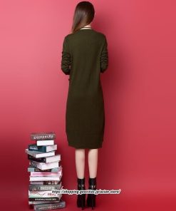 マキシ | ニットワンピース レディース 30代 40代 50代 秋冬 膝丈 切り替え きれいめ 厚手 上品 オシャレ 通勤 着痩せ 体型カバー 長袖 マキシワンピース 大きいサイズ