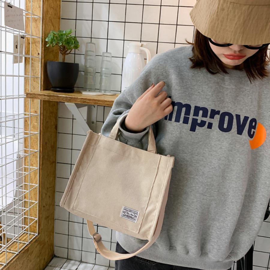 ショルダーバッグ | コーデュロイ ミニトートバッグ 3way