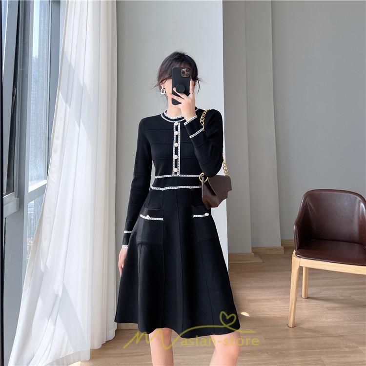 ニットワンピース | ワンピース レディース ニット ワンピース ニット チュニック 膝丈 ロング 長袖 着痩せ 20代30代40代50代 送料無料 秋冬 可愛い 秋冬コーデ