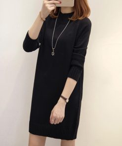 ニット・セーター | ニットチュニック 長袖 ニットトップス