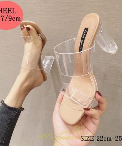 パンプス | ハイヒール ヒール5cm7cm9cm オープントゥ レディース 夏 サンダル  太めヒール お出かけ 歩きやすい 痛くない 美脚靴 海 トレンド カワイイ 滑り止め
