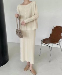 セットアップ | セットアップニット スカート レディース