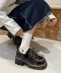 ローファー | レディース 厚底 厚底靴 韓国 おしゃれ 個性的 かわいい 軽量 美足 脚長 シューズ 送料無料 10代20代30代40代 靴 ガールズ 派手