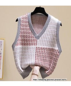 ベスト | ニットレディース トップス Vネック タンクトップ ノースリーブ 袖なし インナー ニット 女ニット 20代30代 重ね着風 レイヤード風 セーター
