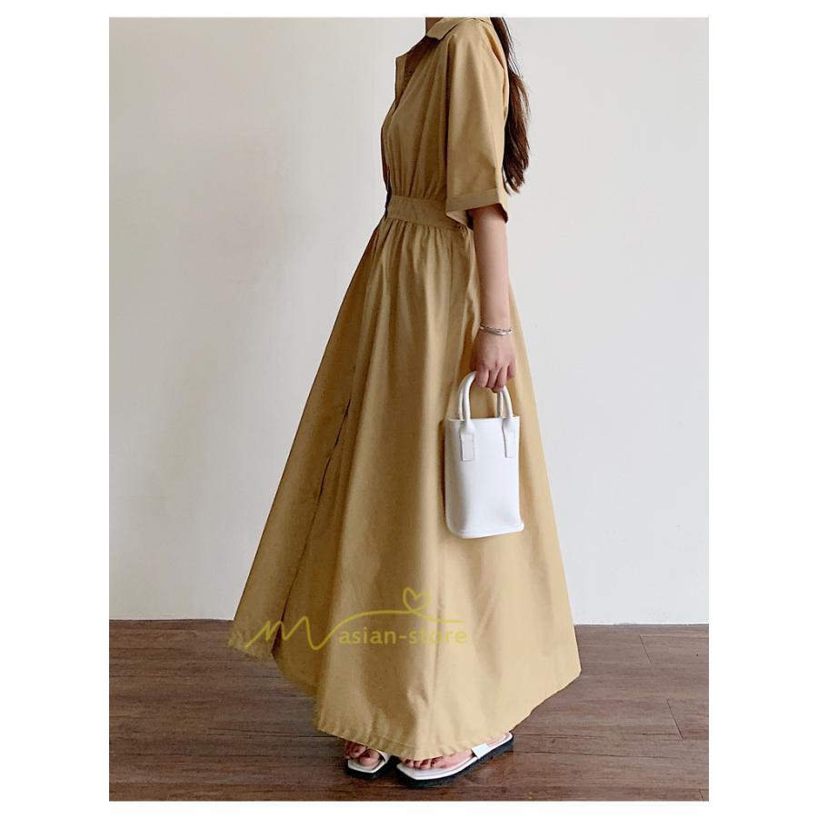 マキシ | シャツワンピース ワンピース 秋 春 レディース ロングワンピース 長袖 ロング丈 マキシ丈 体型カバー 無地 ゆったり 40代 夏作 30代 カジュアル 着痩せ 50代