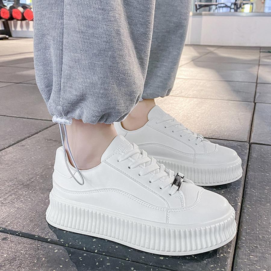 シューズ | 厚底スニーカー レディース ローカット