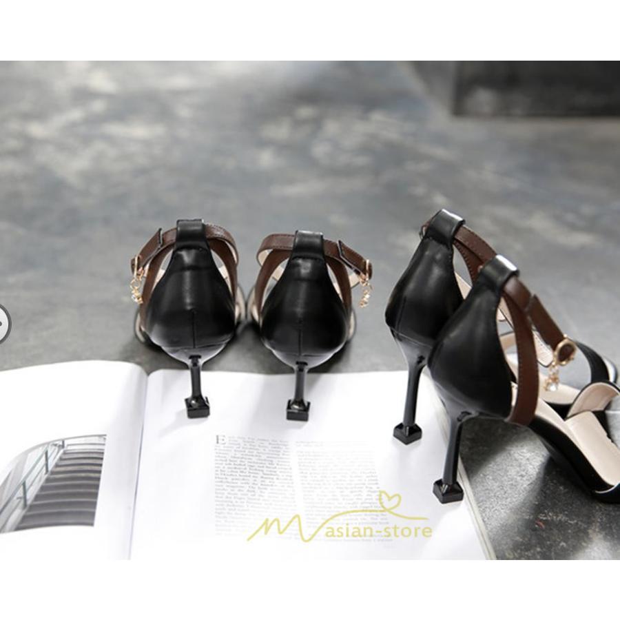 パンプス | ハイヒール オープントゥ レディース 夏 サンダル ストラップ ヒール5cm7cm8.5cm ピンヒール お出かけ 旅行 リゾート 歩きやすい 痛くない 20cm-26.5cm