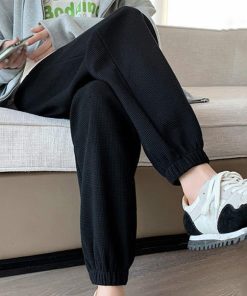 サルエルパンツ | スウェットパンツ ワッフル生地 韓国風