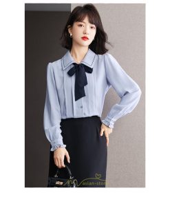 シャツ・ブラウス | シャツ ブラウス シフォンブラウス トップス 長袖 レディース きれいめ オフィス リボン 通勤 通学 オシャレ ナチュラル 可愛い 上品 2022 キレイめ 秋服