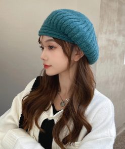 ベレー帽 | リブ編みニットニットキャップ