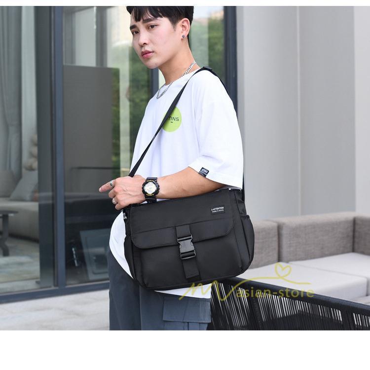 メンズバッグ | ショルダーバッグ メンズ 斜めがけ A4 かばん 2Wayバッグ メッセンジャーバッグ ナイロン 肩掛け 20代30代40代 上品 お出かけ 通勤通学 カジュアル トレンド
