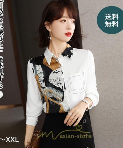 シャツ・ブラウス | シャツ ブラウス 秋冬 レディース シフォン きれいめ フォーマル 通勤 OL 春 長袖  オフィス ビジネス 綺麗 可愛い おしゃれ キレイめ カジュアル 高級感