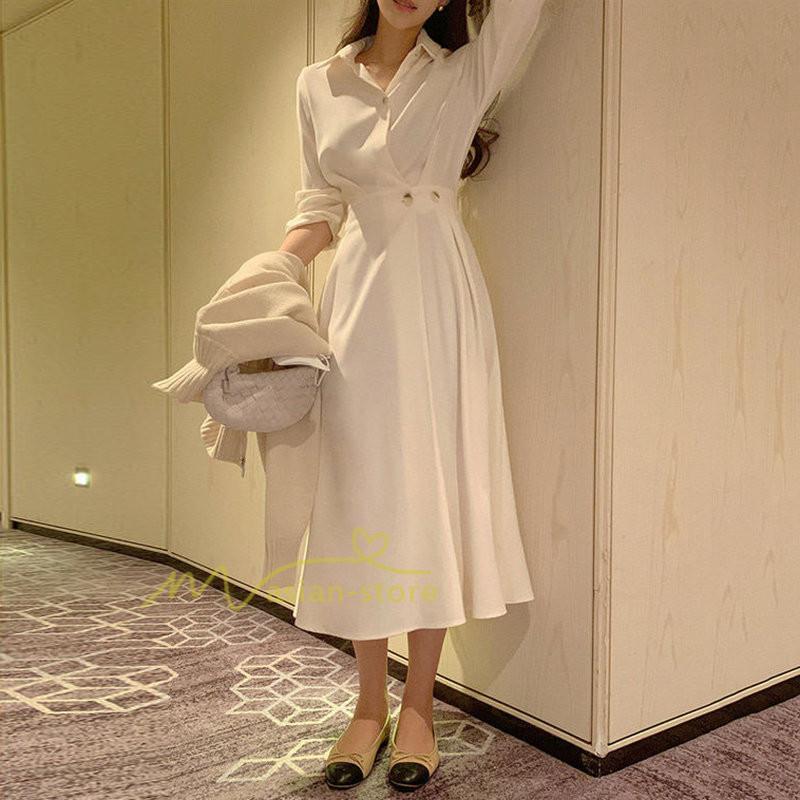 マキシ | 【大人風ロングワンピ】ワンピース レディース 夏 シンプル 無地 大人 マキシ丈 通勤着 20代30代40代50代 韓国ファッション エレガント 上品 ロングワンピース