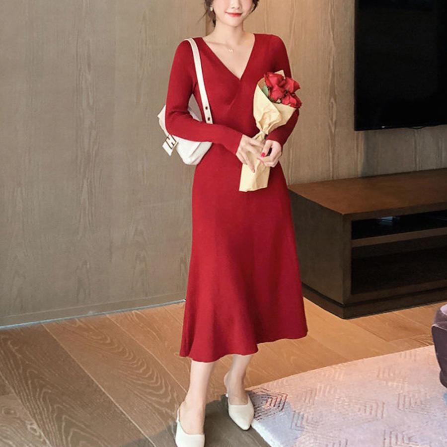 ワンピース | ニットワンピ ロングワンピースレディース