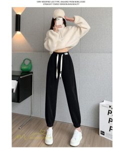 チノ・テーパード・ジョガー・スキニーパン | パンツ テーパードパンツ レディース 秋 冬 ロング丈 おしゃれ 着痩せ ウエストゴム 通勤 通学 スウェットパンツ ボトムス 韓国風 ロングパンツ 秋冬コーデ