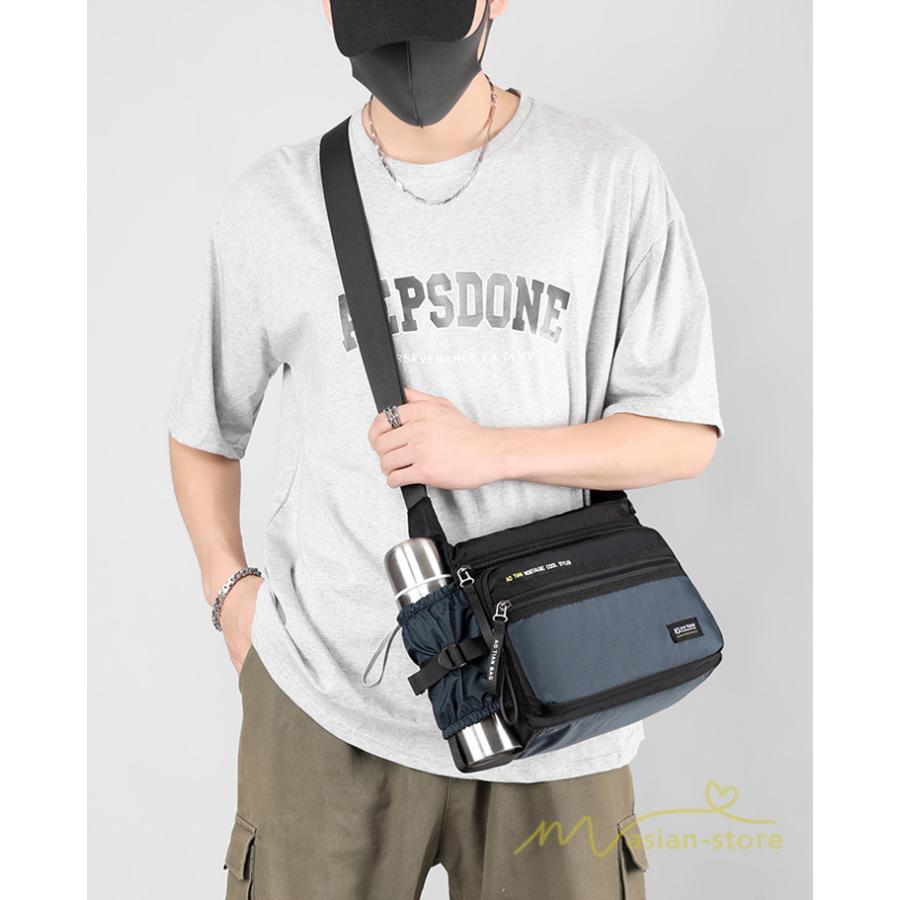 メンズバッグ | ショルダーバッグ 斜めがけバッグ ボディバッグ 撥水加工 軽量 大容量 トレンド 通勤通学 カジュアル 肩掛けバッグ メンズファッション