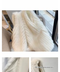 ベスト | ボリュームフェイクファーファー毛皮レディース 冬 フェイクファー 毛皮コート アウター ノースリーブ ふわふわ ジレ 秋冬 前開き