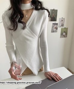 ニット・セーター | カットソー ニット レディース リブニット 長袖 秋冬 春 トップス スリム ストレッチ インナー 無地 長袖ニット 長袖カットソー プルオーバー 通学通勤 着痩せ