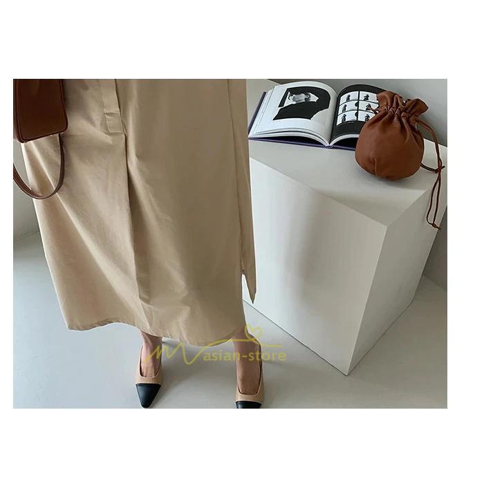 マキシ | シャツ シャツワンピ ワンピース ロング マキシ丈 シャツ 前開き 長袖 シャツ ひざ下丈 大きいサイズ アウター ワンピース 無地 体型カバー 20代30代40代50代