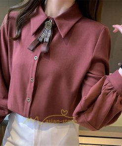 シャツ・ブラウス | スカーフタイシャツ トップス シャツ シャツ ブラウス レディース カジュアル フェミニン 春 秋 冬 きれいめ カジュアル 着痩せ 上品 エレガント 夏物 通勤通学