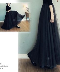 ロングスカート | ロング グレー フレアスカート 春夏 黒 ウエストゴム チュールスカート マキシスカート ミモレ丈スカート白
