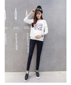 セール | マタニティデニムパンツ テーパードパンツ 産前産後 着痩せ 妊婦パンツ 妊娠パンツ デニムパンツ 調整できる 春 秋 無地 可愛い マタニティ ママ お腹包み