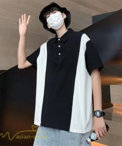 Tシャツ | ポロシャツ メンズ 切り替え メンズシャツ 半袖 カジュアル シンプル 無地 ポロ プルオーバー 夏新作 カッコウイイ トップス 半袖サマーシャツ 夏服