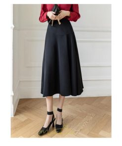 スカート | レディース ロング ミモレ フレアAライン ロング着痩せ 通勤 通学 オフィス OL オシャレ キレイめ カジュアル 20代30代40代50代
