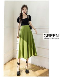 スカート | ロング丈 ボトムス レディース マキシ 上品 20代30代40代50代 カジュアル 通勤 通学 お出かけ 着痩せ 韓国風 エレガント 夏物 体系カバー 可愛い