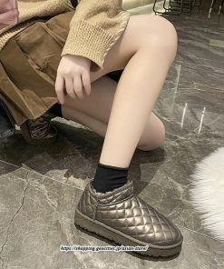 ブーツ | ムートンレディース 靴 カジュアルシューズ 裏起毛 防寒 おしゃれ スノーシューズ 痛くない 冬 歩きやすい ショートもこもこ あったか