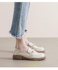 ローファー | レディース ビットカジュアルシューズ 痛くない 歩きやすい グランドトゥ 春 送料無料　夏 秋 学生靴 フォーマル コンフォート 冬 学校