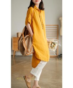 送料無料SALE | ワンピース レディース 夏 カットソー シャツワンピース スカート 麻 綿 大きいサイズ サマー Tシャツ 可愛い 30代 40代 20代 体型カバー ゆったり 送料無料